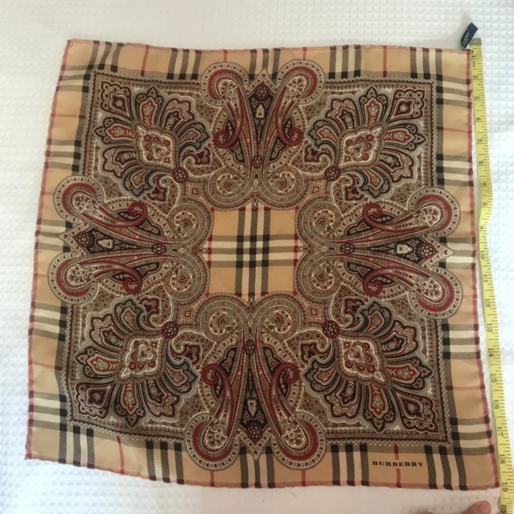 Burberry silk scarf